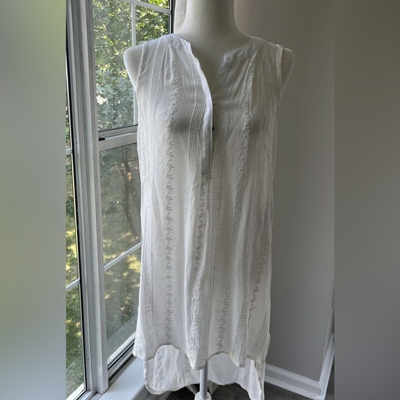 Knox Rose White Embroidered Top S - Picture 1 of 7